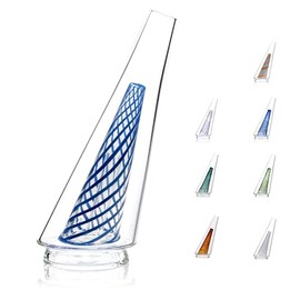 Glass Attachment Accessories (Blue-Single-Spiral)