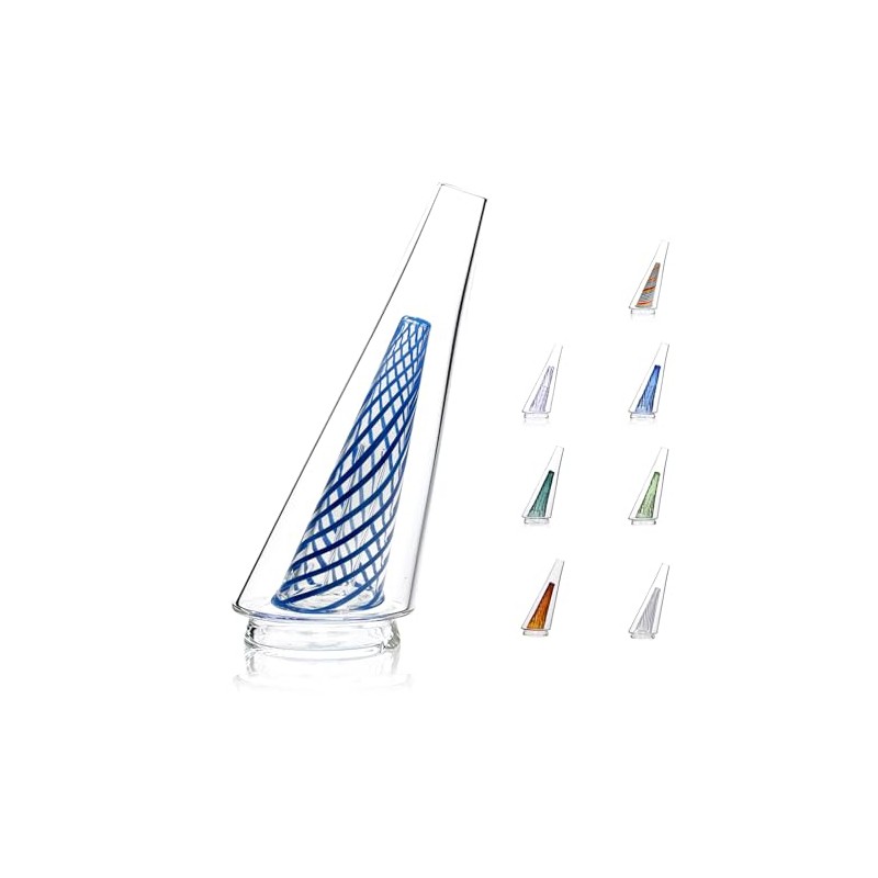 Glass Attachment Accessories (Blue-Single-Spiral)