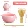 4pcs Matcha Whisk Set, Matcha Kit, Matcha Whisk and Bowl,