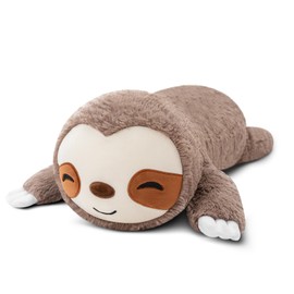 SQEQE Weighted Sloth Plush, Soft Weighted Stuffed Animals Pillow, Cute Plushie Toy for Kids Adults (9.8 Inch/0.8 Lbs)