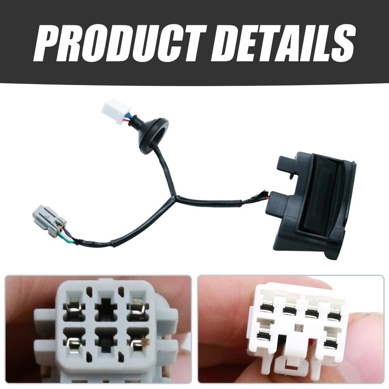 Vkinman 81260-2V010 Hatch Button Trunk Latch Assembly, Tailgate Rear Hatch