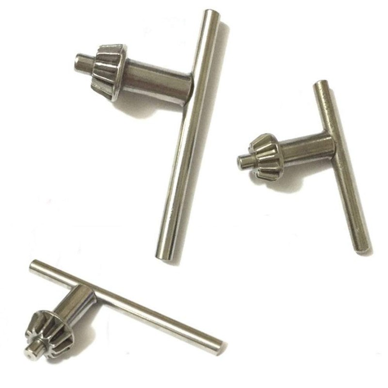 Drill Chuck Key Wrench Steel Drill Press Replacement Drill Chuck
