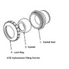 ATIE Pool Spa SP1421E Directional Hydrostream Jet Insider Fitting with