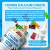 NLMUBR LUCKSIT Calcium Citrate Magnesium Zinc Gummies, Calcium 1200 mg
