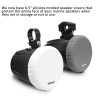 Recoil SC65-W 6.5” Marine & Powersports Speaker Covers, Silicon Material,