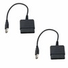 Ruiwaer 2pcs Black PC Single Head Converter P2 to P3