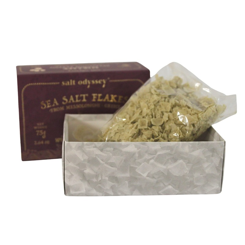 Salt Odyssey Scaglie di Sale Marino con Basilico e Aglio,