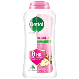 Dettol Skincare Body Wash, 250ml, Honey & Shea Butter Fragrance, Moisturizing Shower Gel