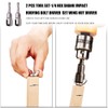 Wing Nut Driver Tightener Drill Parts Twisting Tool, 2 PCS