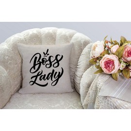 SSOIU Decorative Throw Pillow Covers Cotton Linen Farmhouse Cushion Cover 18x18 Inches for Home Couch Sofa Bench Decor