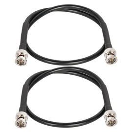 XRDS -RF 12G SDI Cable 2FT 2PCS, SDI Video Cable 3G/6G/12G 75ohm BNC Male Cable Supports HD-SDI/3G/6G-SDI/4K for Video Security Camera SDI Converter