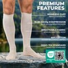 Medical Compression Socks for Men and Women 60% Organic Cotton,
