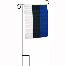 12"x18" Estonia Sleeved Polyester Flag With Garden Stand