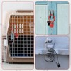 Pack of 2 Cable Lock with Key, Robust Padlock with