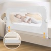 UNAPHO Bed Rail for Toddlers,Swing Down Kids Bed Rails Guard