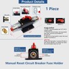 MiJunHD 40 Amp Manual Reset Circuit Breaker,12V-24V DC Inline Fuse