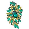SELOVO Huge Big Large Leaf Brooches and Pins Scarf Accessory