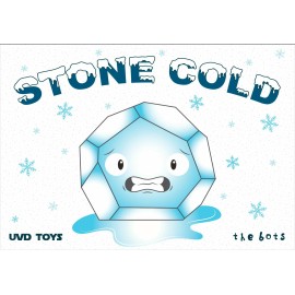 UVD TOYS: LE100 "Stone Cold" Coal UVD Toys x the Bots Spastic Collectibles Exclu