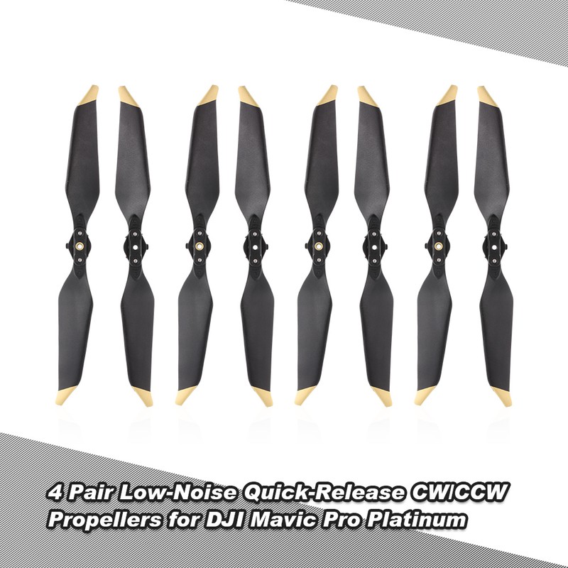 4 Pair 8331 Low-Noise Quick-Release CW/CCW Propellers for Mavic Pro