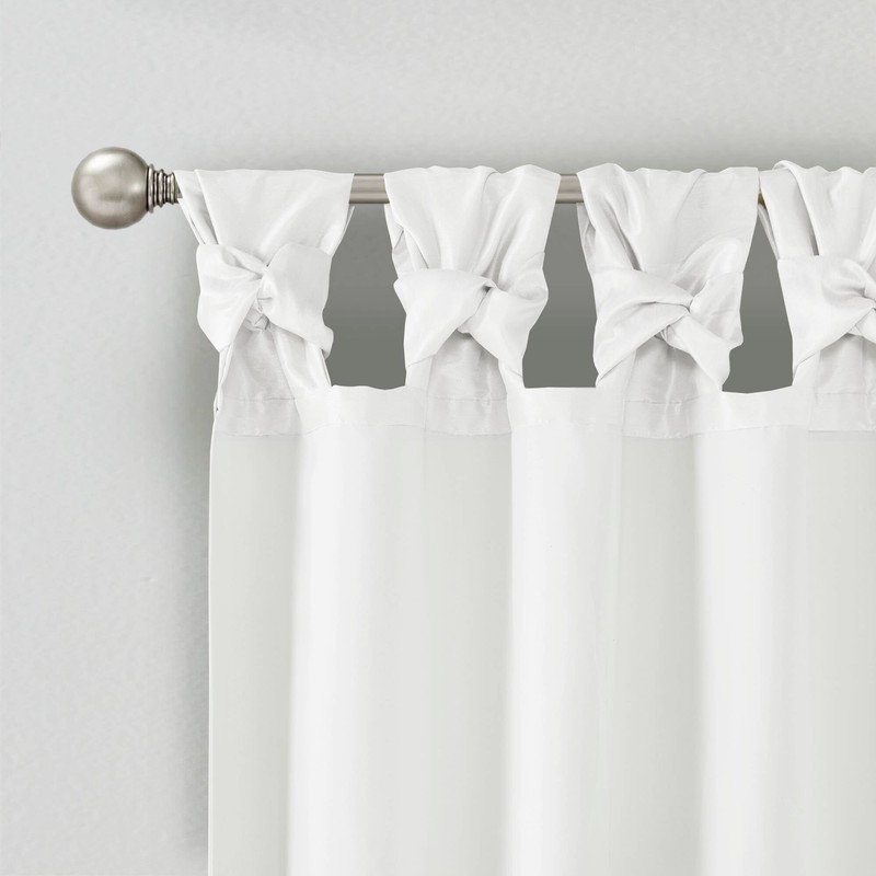 Madison Park Emilia Faux Silk Single Curtain with Privacy Lining,