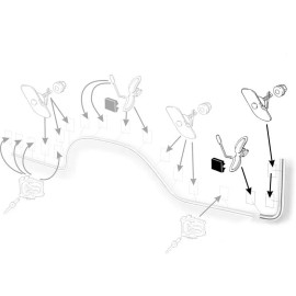 Dennis Carpenter Ind Bedside at Rear L Race Track Molding RH 1977-79 Ford Truck, 1978-79 Ford Bronco