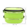 LIZEALUCKY Thermal Bento Lunch Box with Stainless Steel Thermal Insulation,