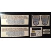 Honda CT70 K4 "Trail 70" Complete Set frame Decals, Graphics,