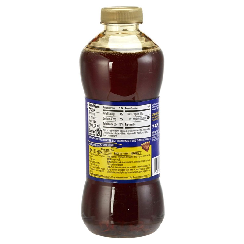 Karo Dark Corn Syrup, 16 Fluid Ounce Bottle, Gluten Free,