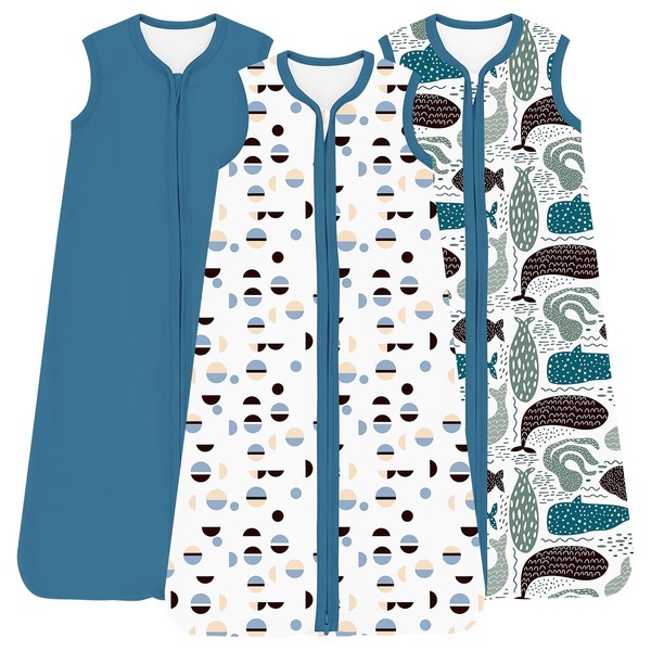 TOTCHILL Sleep Sack 3-6 Mouths, Skin-Friendly Wearable Blankets, 0.5 TOG