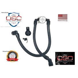 J&L / JLT Performance JLT / J&L silver billet oil separator catch can 2010-19 Taurus SHO turbo 3023P-C