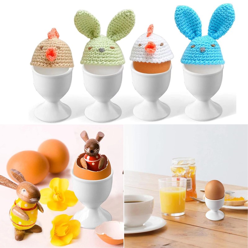 ZXJLWR Set of 9 Egg Cups, 4.8 x 4.9 cm