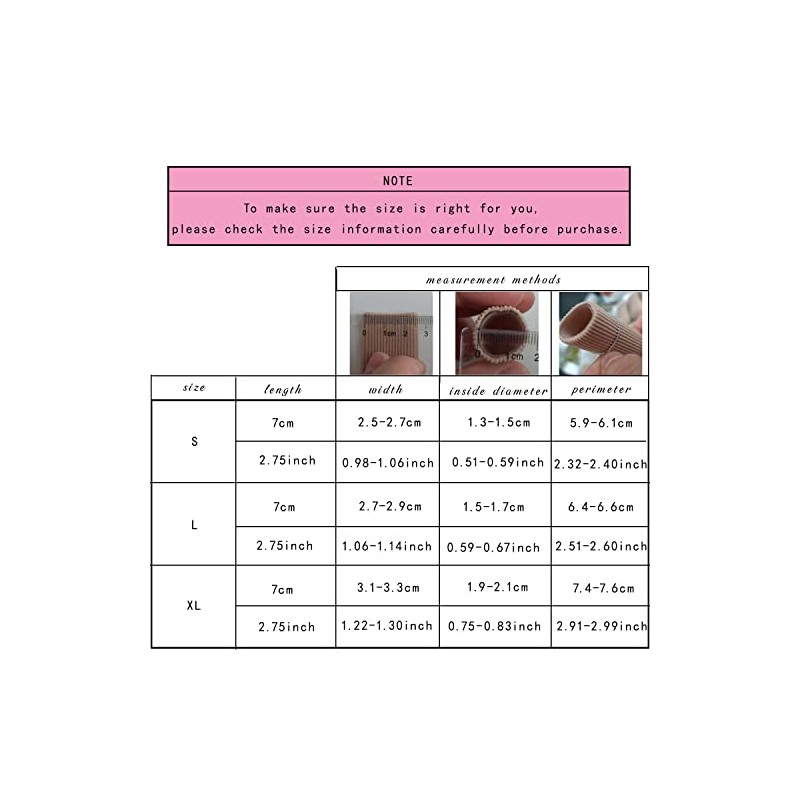 Makhry 4 protectores de dedos de gel para dedos de