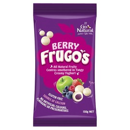 Go Natural Berry Frugo's 150g X 8