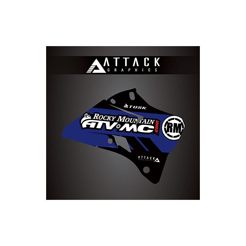 Attack Graphics Renegade Radiator Shroud Decal Blue