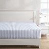 Nautica - Queen Fitted Sheet, Cotton Percale Bedding, Casual Home