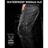 Hebepol Women's Lightweight Waterproof Windproof Hiking Rain Pants Foldable Fishing