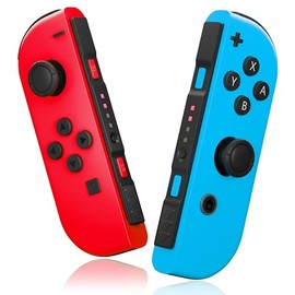 Replacement Controller for Switch, Left and Right Controller Compatible with Switch/Switch Lite/Switch OLED, Support Double Vibration/Motion Control/Screenshot/Wake-up