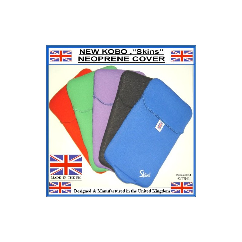Proline Skins KOBO Touch Neoprene Cover, Black, Small