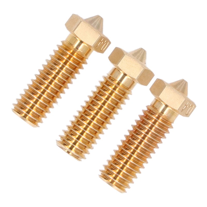 3Pcs Volcano Nozzle Kit Set Brass High Speed Print Head