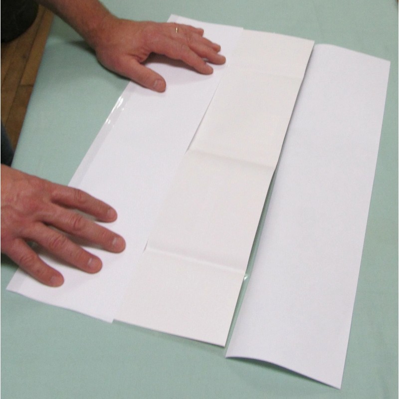 Brodart 50 pack - 12" x 26" Brodart ARCHIVAL Fold-on