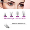 QDMEYEA DIY Eyelash Extensions 0.07mm D Curl 16mm Natural Single