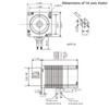 DC 48V brushless DC 60mm Square 14mm Shaft Diameter 300W