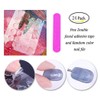 Outyua Solid Square Fake Toenails Matte Press on Toe Nails