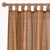 Boho Terracotta Tab Top Bohemian Curtains for Fall Living Room