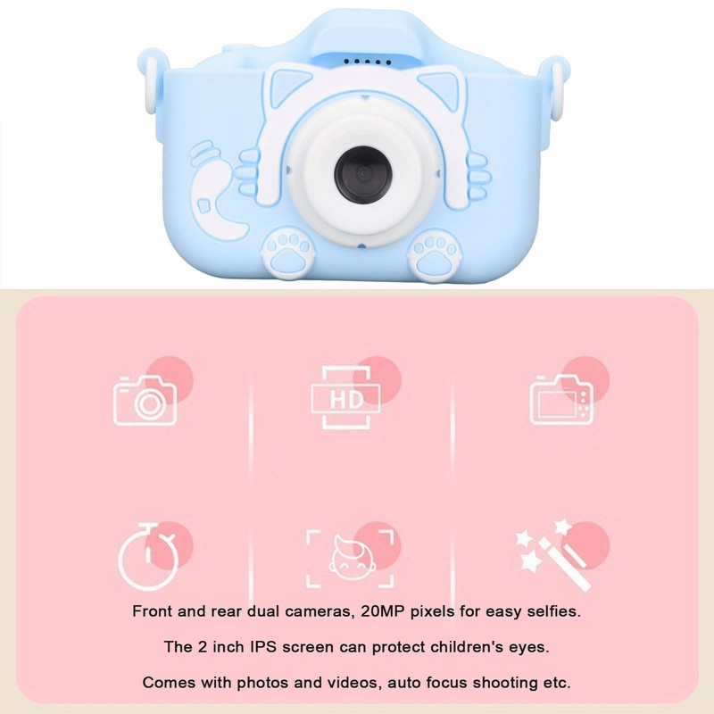 Children Camera Toy Digital Selfie Camera 20MP Video Camera Toy