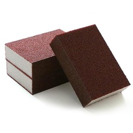 6 PCS Emery Sponge Brush Scrub Household Cleaning Tools Silicon Carbide Sponge Dish Bathroom Cleaning Pads