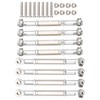 8Pcs Upgrade Metal Pull Rod Steering Pull Rod for WPL/MN/Feiyu