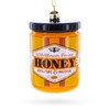 Honey Jar Blown Glass Christmas Ornament