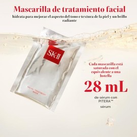SK-II Facial Masks - Brightening Face Mask Sheets to Help Improve Tone, Texture & Radiance - Anti-Aging Treatment for Replenished Moisture & Visibly H