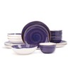 Home VSS Highland 16-Piece Dinnerware Set Service for 4, Organic